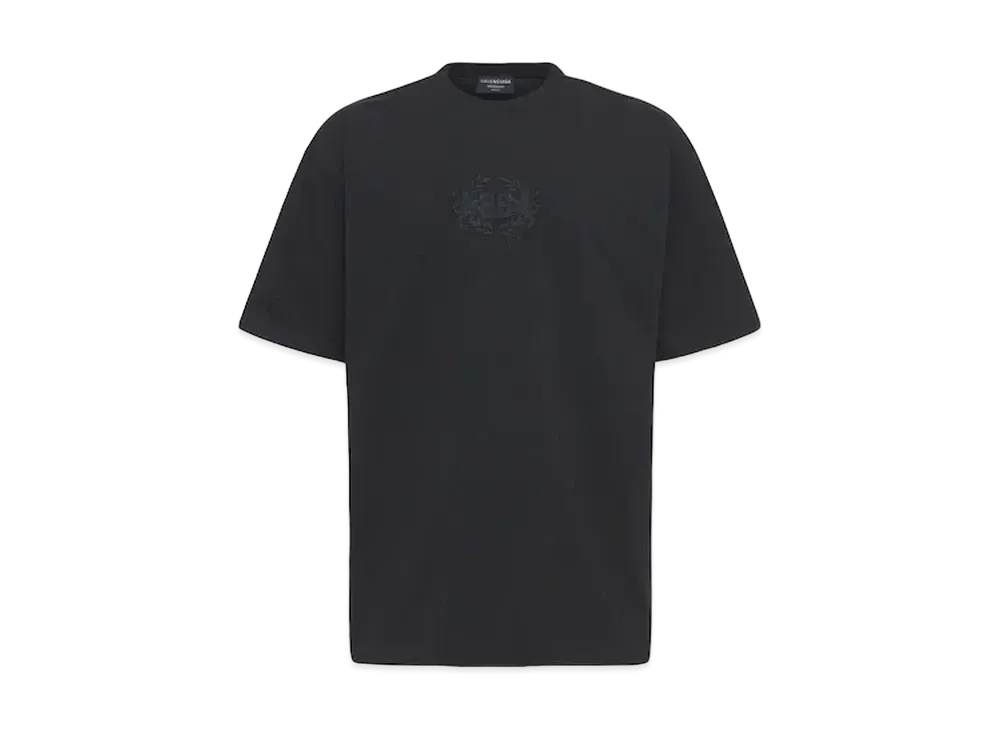 BALENCIAGA Oversized Cotton T-Shirt "Black"