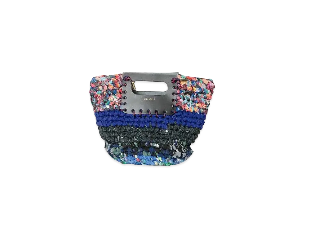 sacai Zantan Crochet Bag "Blue"