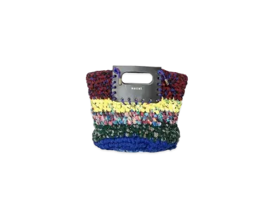 sacai Zantan Crochet Bag "Bordeaux"