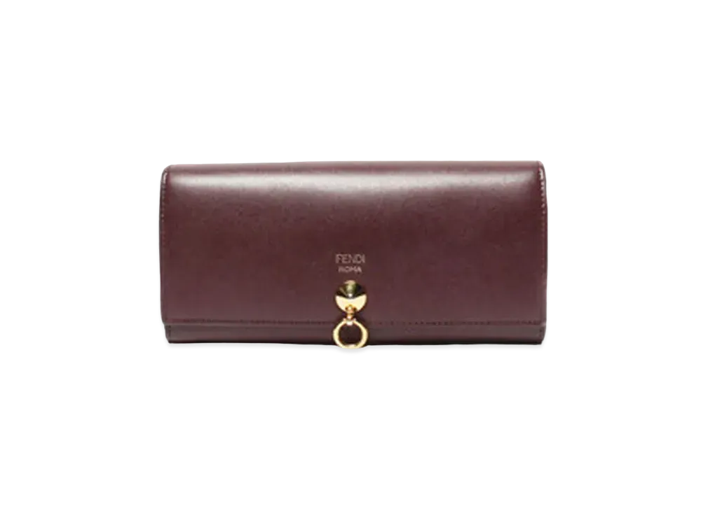 FENDI By The Way Leather Flap Long Wallet