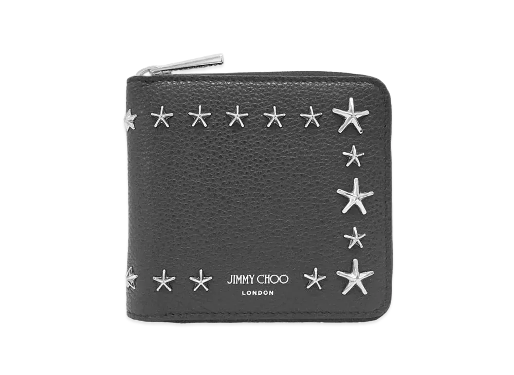 Jimmy Choo Lawrence UUF Compact Wallet ”Black”