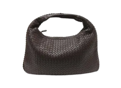 Bottega Veneta Intrecciato One Shoulder Bag ”Brown”