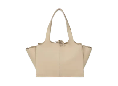 CELINE Tri-fold Shoulder Bag "Beige"