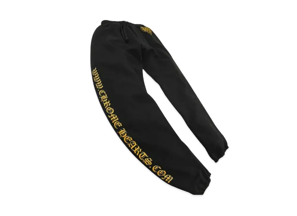Chrome Hearts Online Exclusive Sweatpants "Black/Yellow"