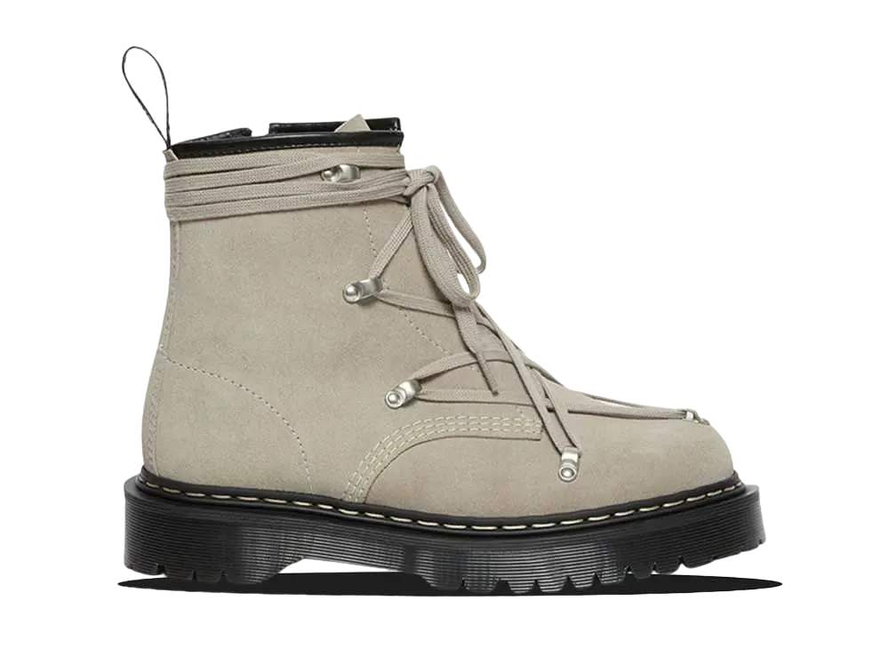 Rick Owens × Dr.Martens 1460 BEX DS Side Zip Boots "Taupe"