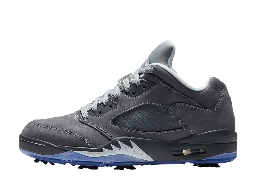Nike Air Jordan 5 Low Golf Light "Graphite/Wolf Grey White"