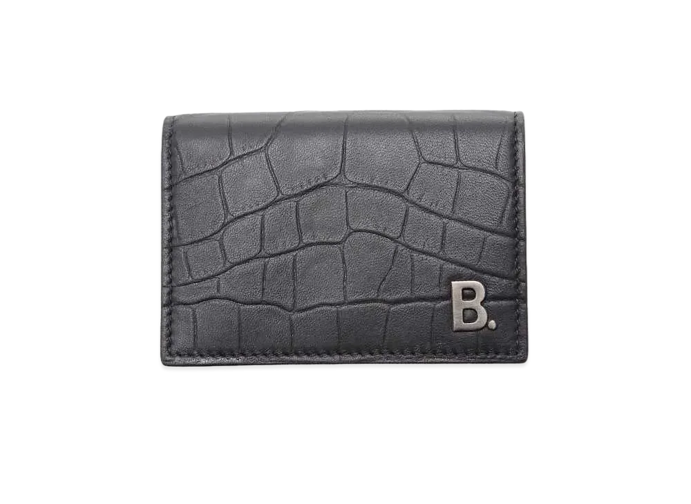 バレンシアガ 三つ折り 財布 "ブラック" 601350 1JU7W 1000