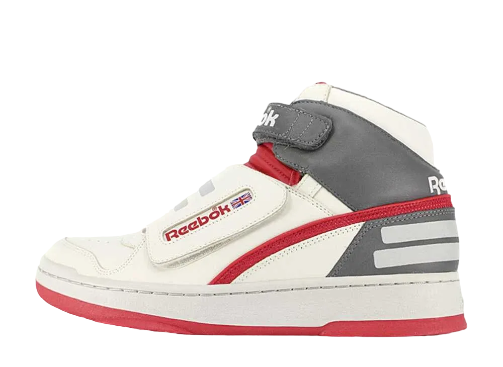 リーボック エイリアン スタンパー ミッド "グレー/スカーレット"