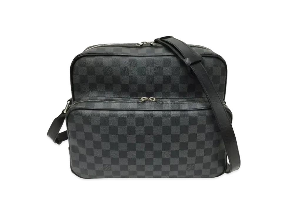 Louis Vuitton Damier Glafit Io Shoulder Bag "Noir"