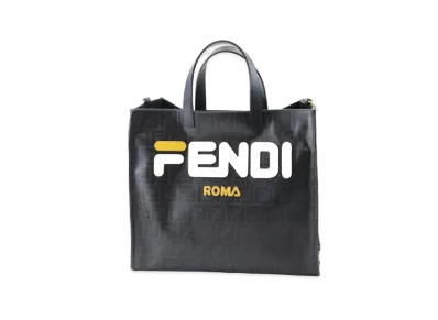 FENDI x FILA Mania Logo Shopper Tote "Black"