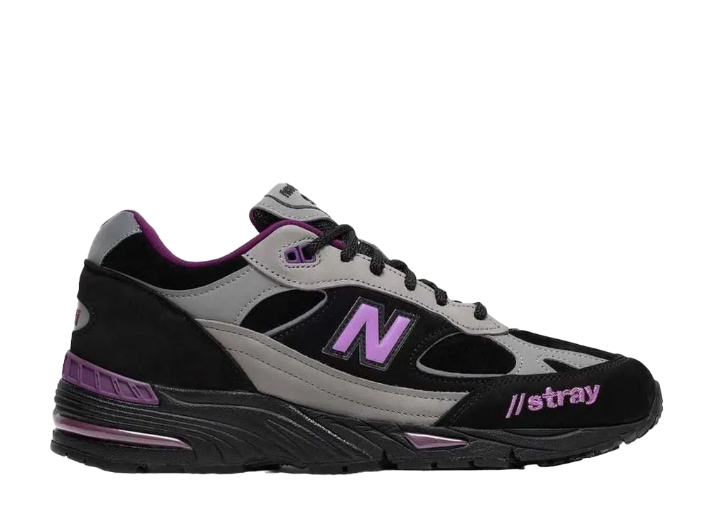 Stray Rats × New Balance 991 Made In England "Black"