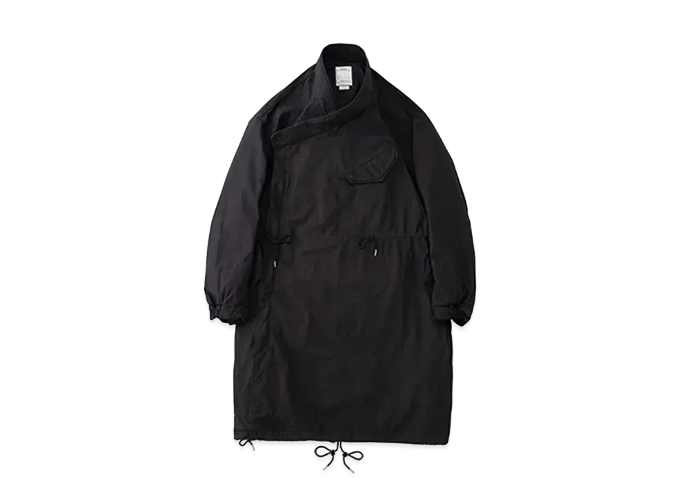 VISVIM CHAMDO FISHTAIL PARKA (C/NY) "Black"