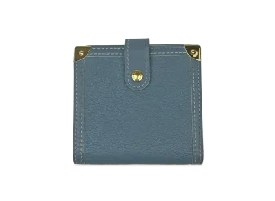 Louis Vuitton Compact Zip Wallet "Blue"