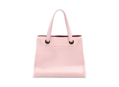 BVLGARI Leather Tote Bag "Pink"
