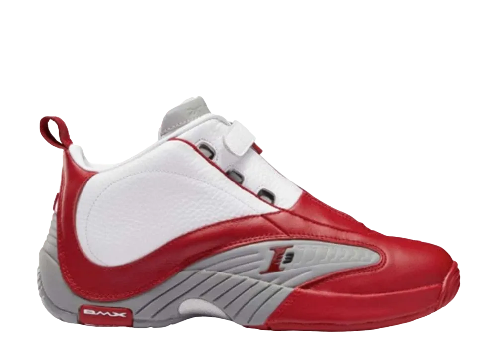 リーボック クラシック アンサー 4 "フラッシュ レッド/ホワイト/ミディアム グレー ヘザー ソリッドグレー"