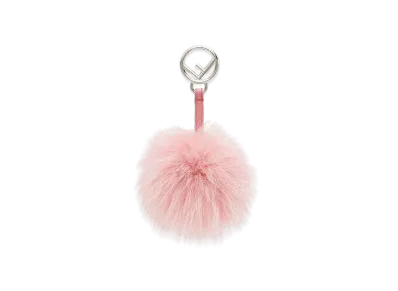 FENDI F Is Fendi Fur Charm "Pink"