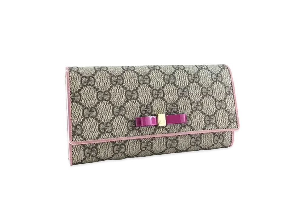 グッチ GGスプリーム キャンバス フラップ 長財布 388679 KLQUG 8431