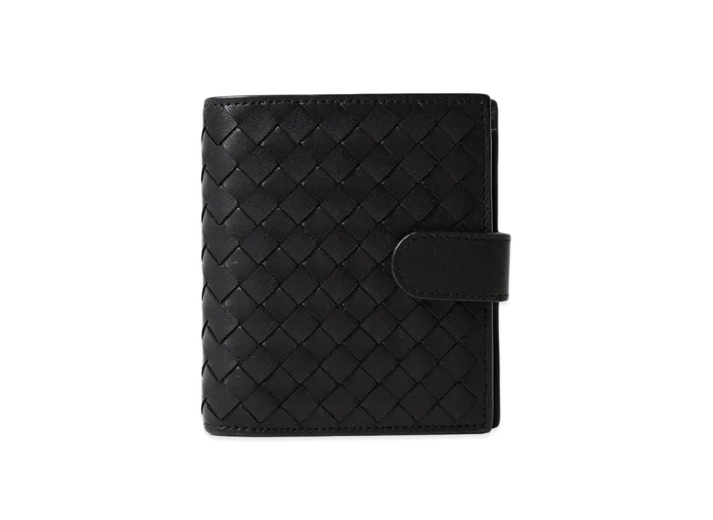 Bottega Veneta Intrecciato Mini Wallet "Black"