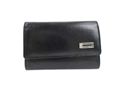 GUCCI Leather Key Case "Black"