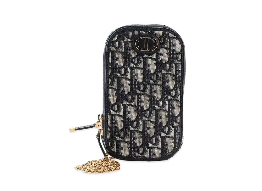 Dior Trotter 30 Montaigne Phone Holder "Navy"