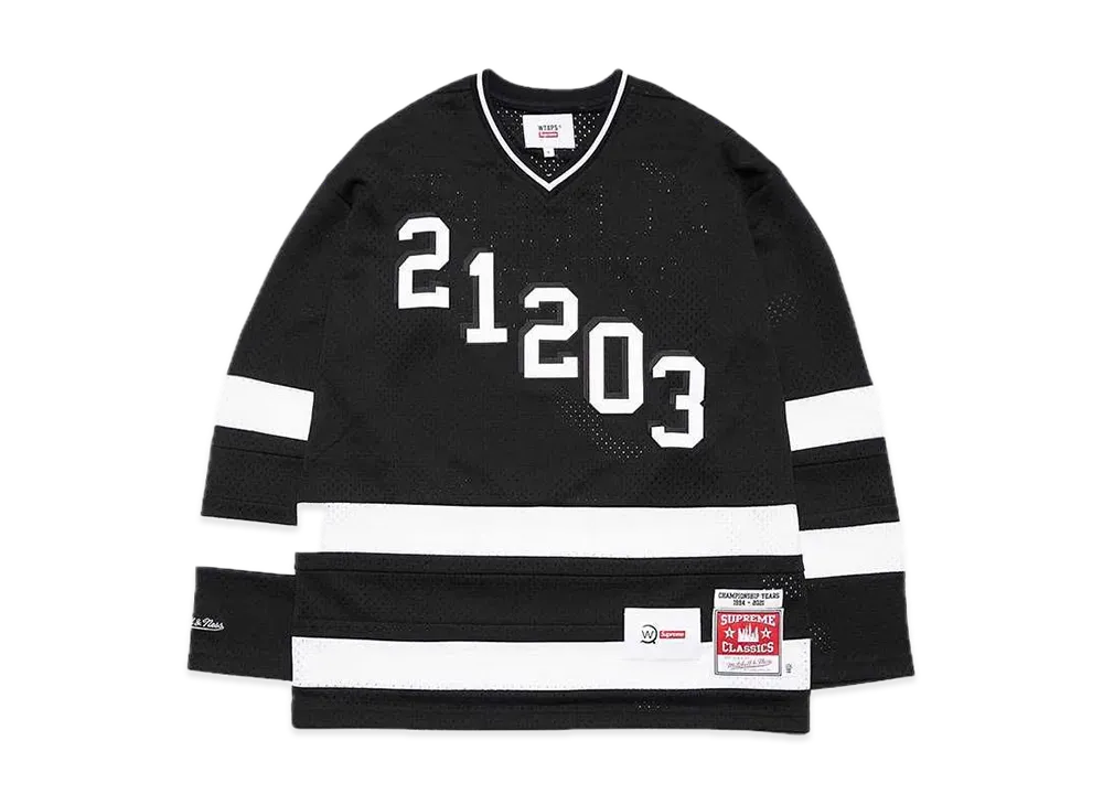 Supreme / WTAPS Mitchell & Ness Hockey Jersey "Black"