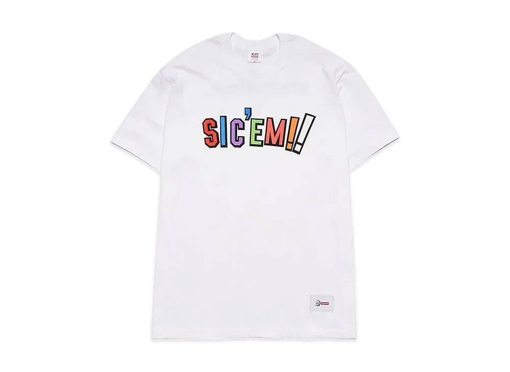 Supreme / WTAPS Sic'em! Tee "White"