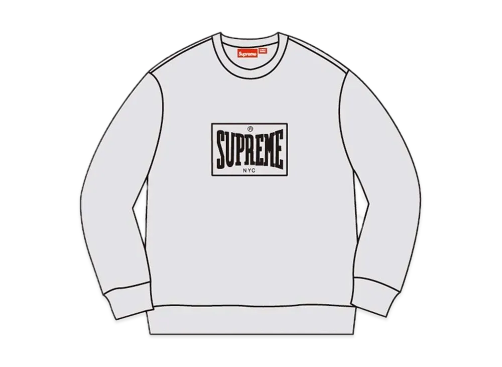 Supreme Warm Up Crewneck "Ash Grey"