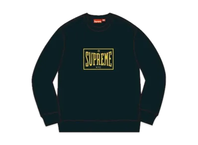Supreme Warm Up Crewneck "Navy"