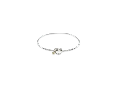 Tiffany & Co Love Knot Bangle Hook and Eye "Silver"