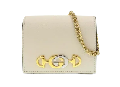 Gucci Zumi Chain Wallet "Ivory"