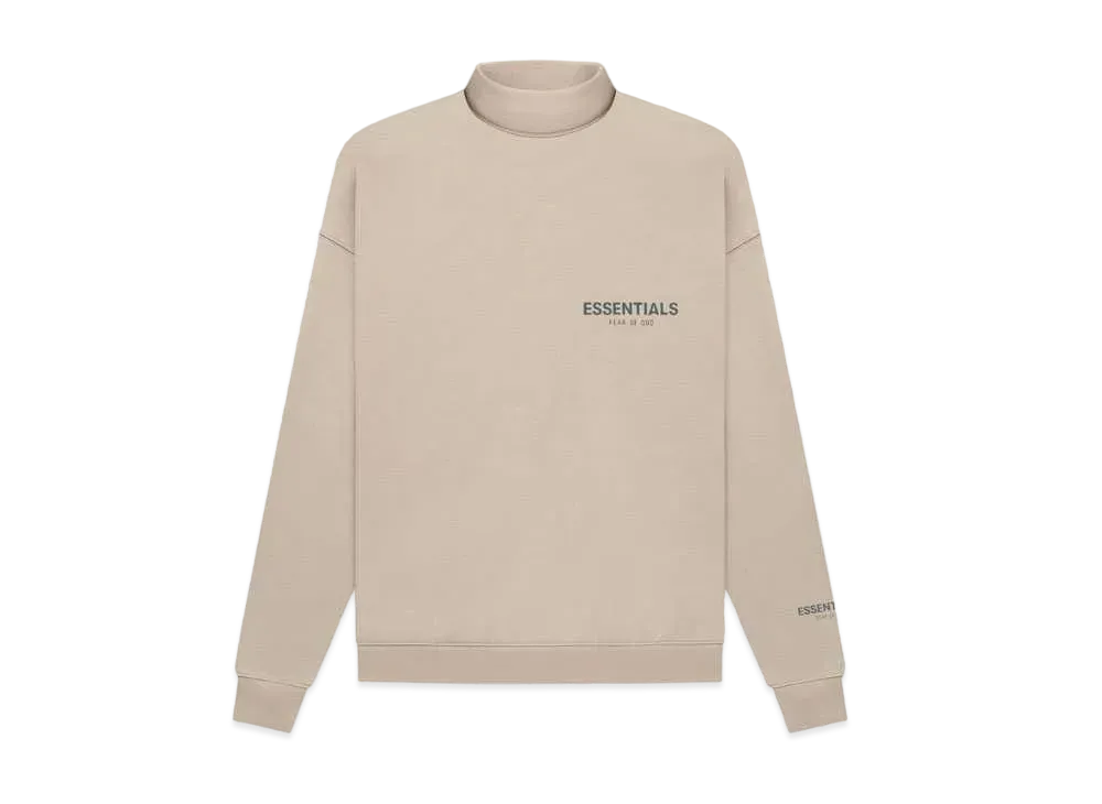 FEAR OF GOD ESSENTIALS PULLOVER MOCKNECK "string"