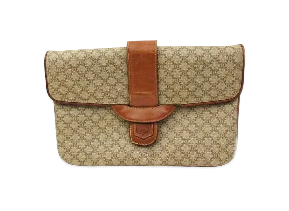 CELINE Macadam Second Bag "Brown"