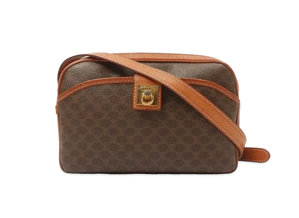 CELINE Macadam Shoulder Bag