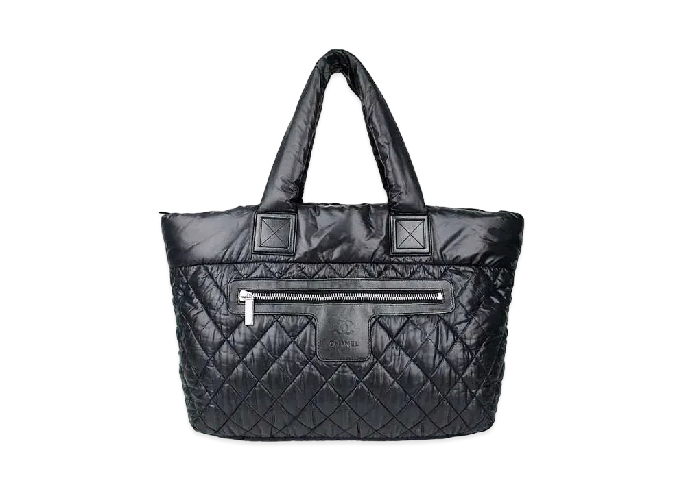 CHANEL Coco Cocoon Tote Bag "Black"