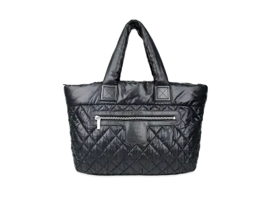 CHANEL Coco Cocoon Tote Bag "Black"