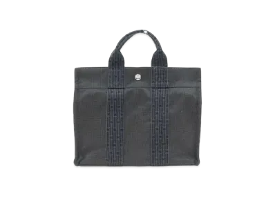 Hermes Her Line PM Canvas Tote Bag "Gray"