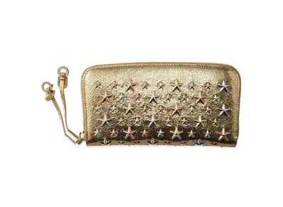 Jimmy Choo Philippa Star Studs Wallet "Gold"
