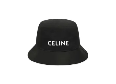 CELINE Bucket Hat In Gabardine Cotton "Ultra Black"