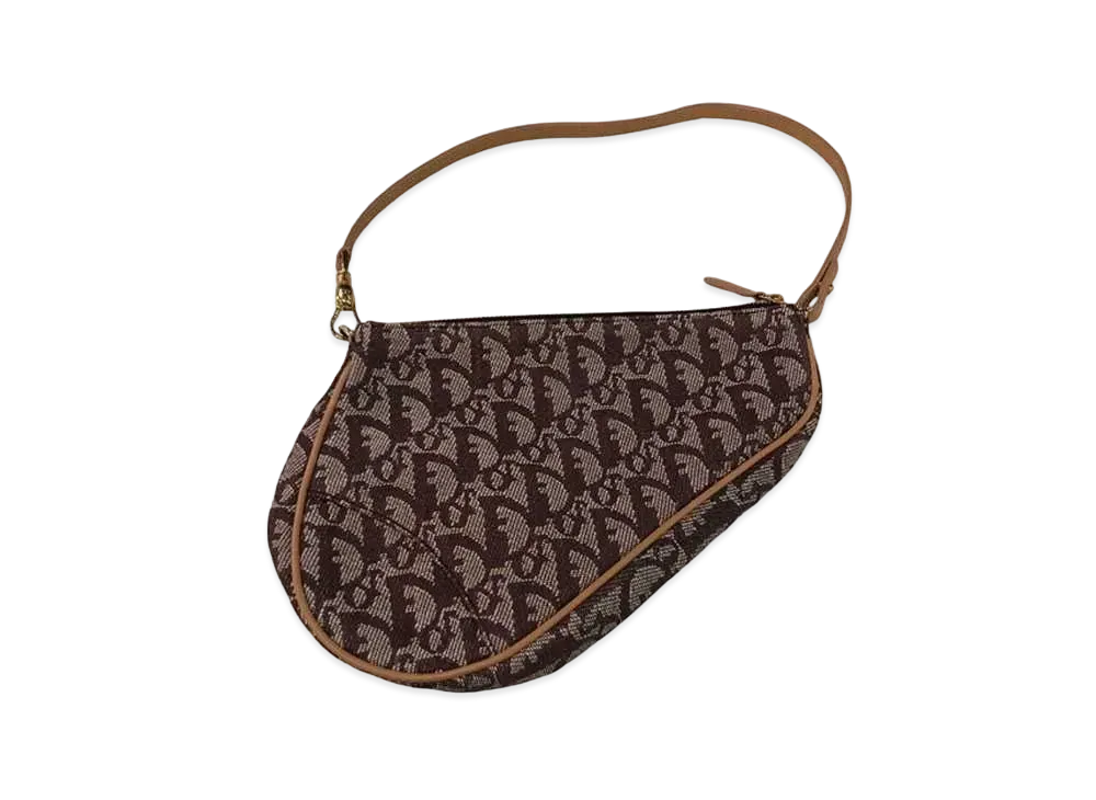 Dior Trotter Saddle Hand Bag "Brown"
