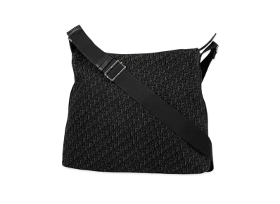 Dior Trotter Canvas Shoulder Bag "Black"