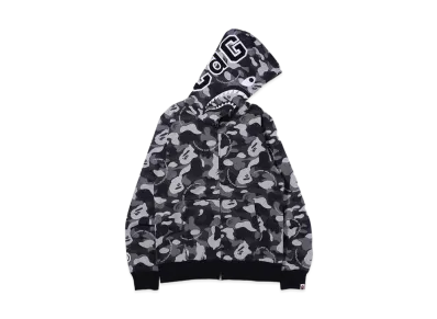 A BATHING APE x CDG OSAKA SHARK FULL ZIP HOODIE "Black"