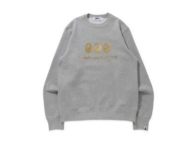 A BATHING APE x CDG OSAKA CREWNECK "Grey"