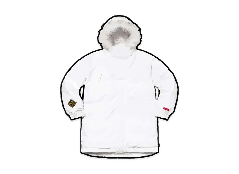 Supreme GORE-TEX 700-Fill Down Parka "White"