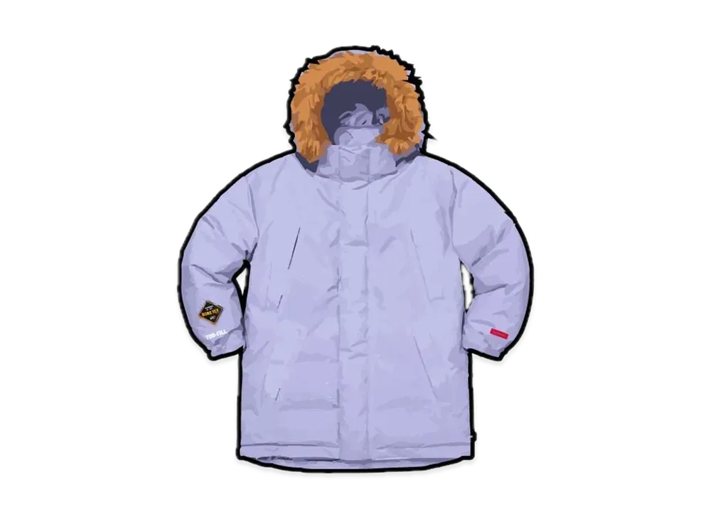 Supreme GORE-TEX 700-Fill Down Parka "Light Purple"