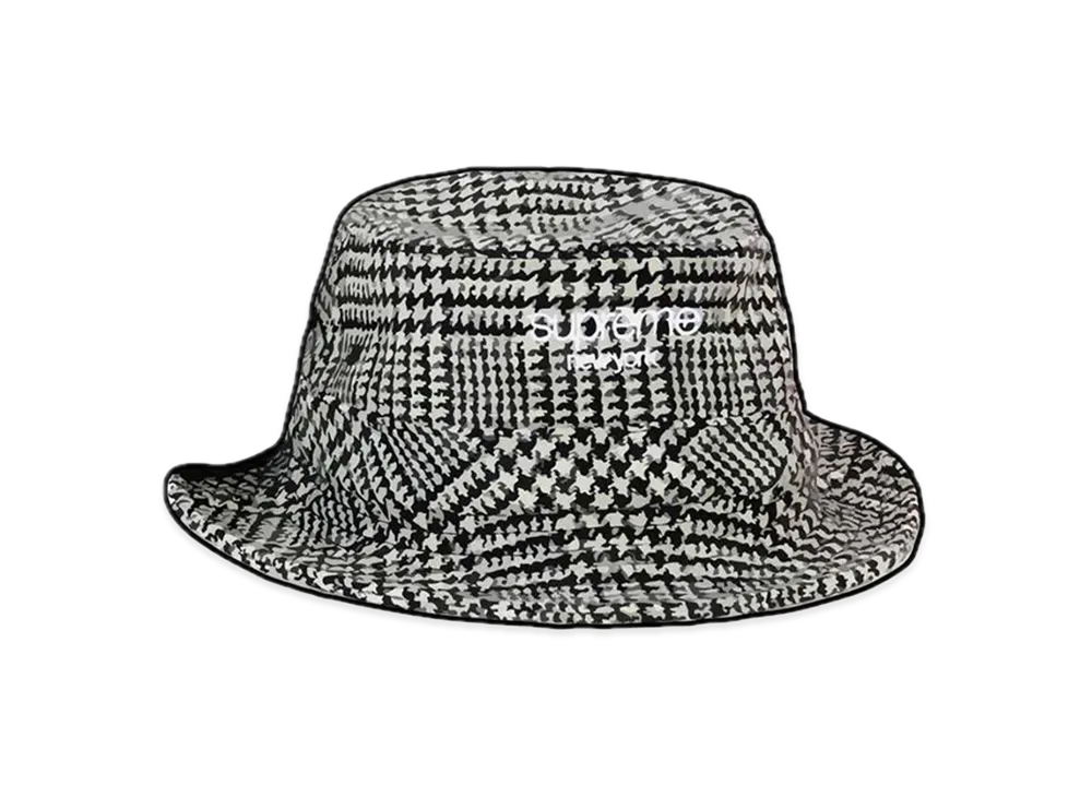 Supreme Harris Tweed Classic Logo Crusher "Black Multi"