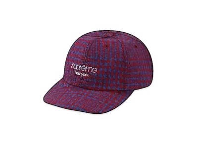 Supreme Harris Tweed Classic Logo 6-Panel "Royal Multi"
