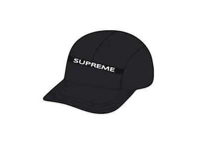 Supreme Top Zip Camp Cap "Black"
