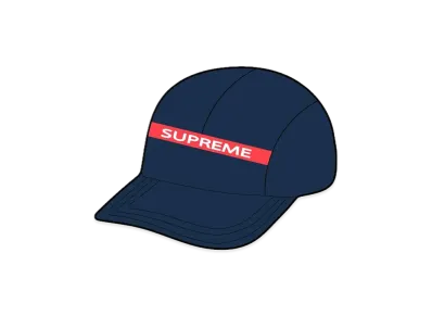 Supreme Top Zip Camp Cap "Navy"