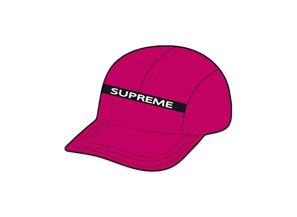 Supreme Top Zip Camp Cap "Magenta"