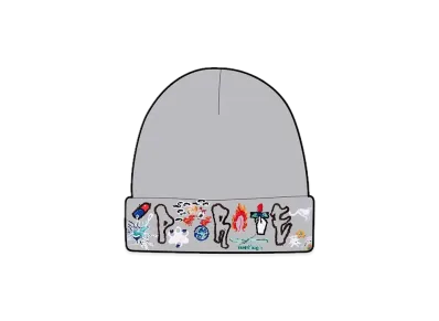 Supreme AOI Icons Beanie "Ash Grey"